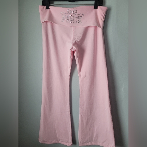 Love shack fancy x PINK Cotton BLING foldover flare legging - Picture 4 of 7